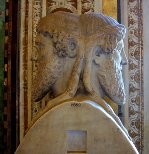 Janus statue in Vatican