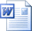 Word document icon