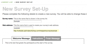 Treejack new survey setup