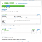 C-Inspector Results - Task details