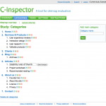 C-Inspector Setup - The uploaded taxonomy